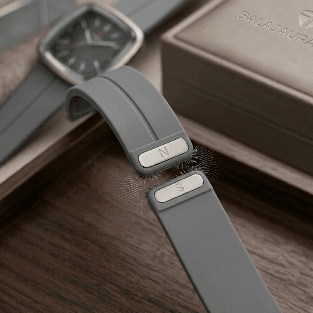 TOMI Square Watch | Silicone Strap with Magnetic Lock | Free Delivery